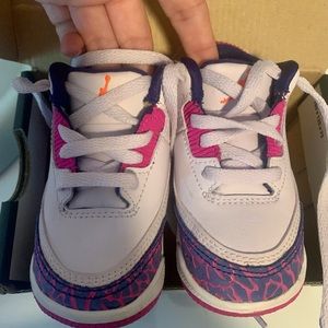 Jordan girl sneakers size 4c